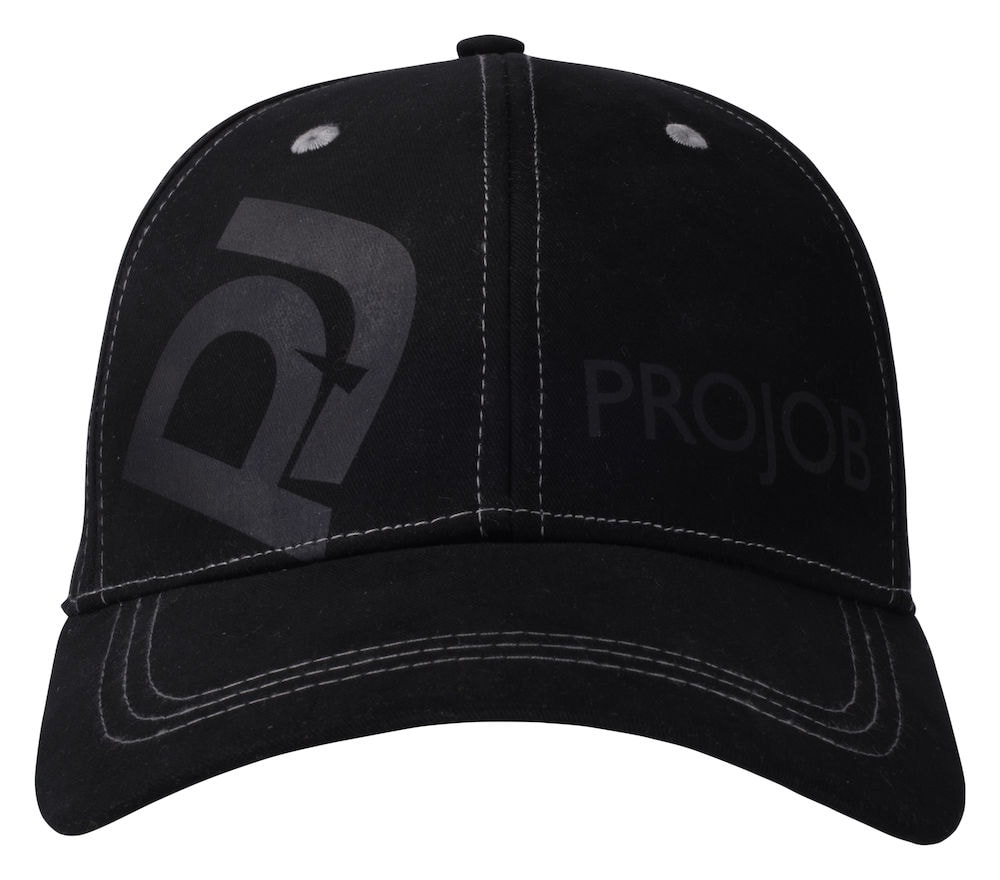 ProJob 9062 Schwarze One-Size-Kappe mit Logo