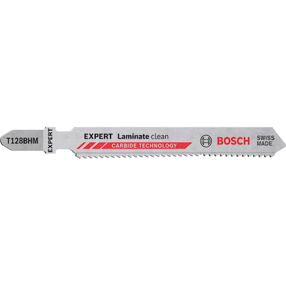 Bosch stikksagblad Expert T128BHM Laminat 3 stk