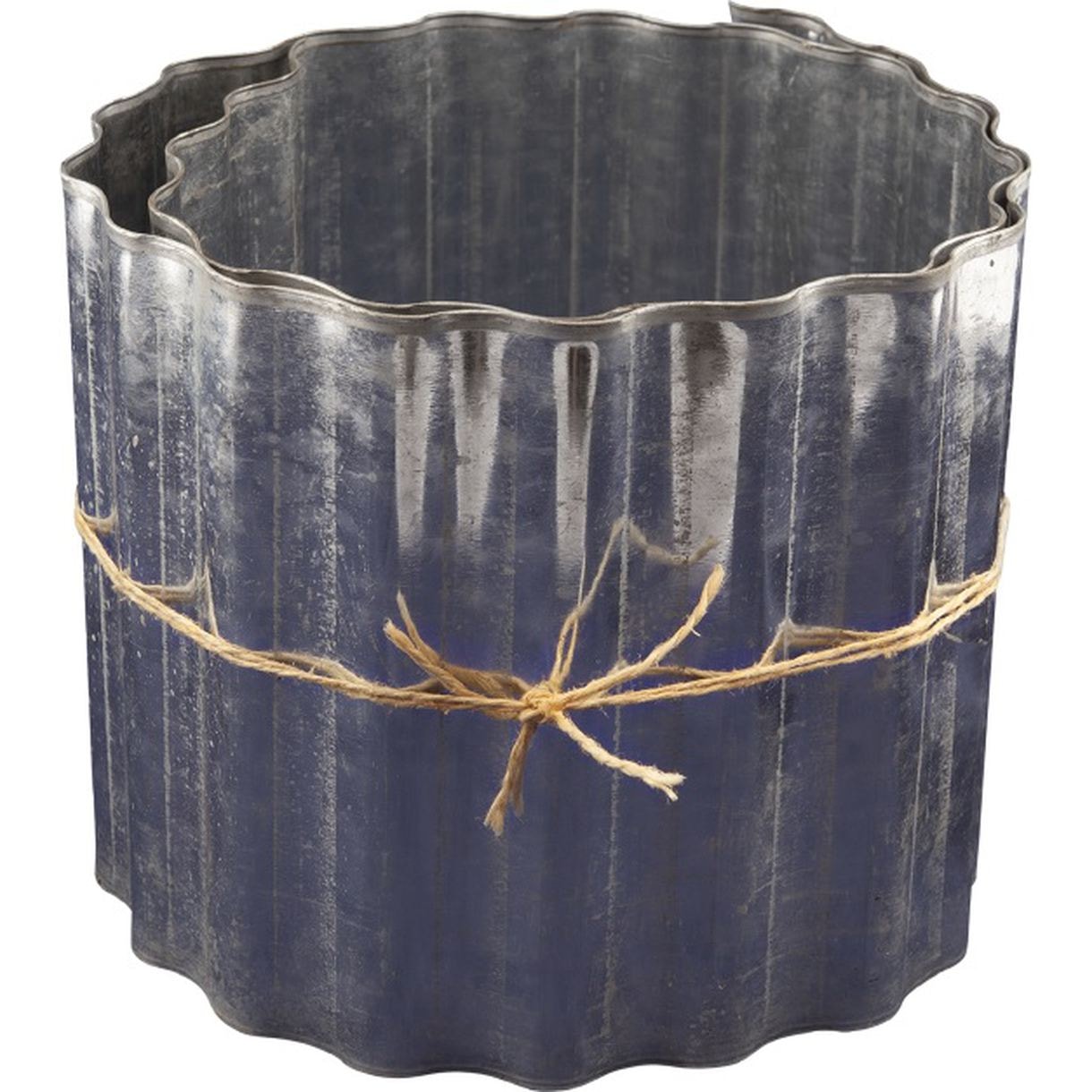 Veckad gräskantlist 5M höjd 16 cm varmgalvad