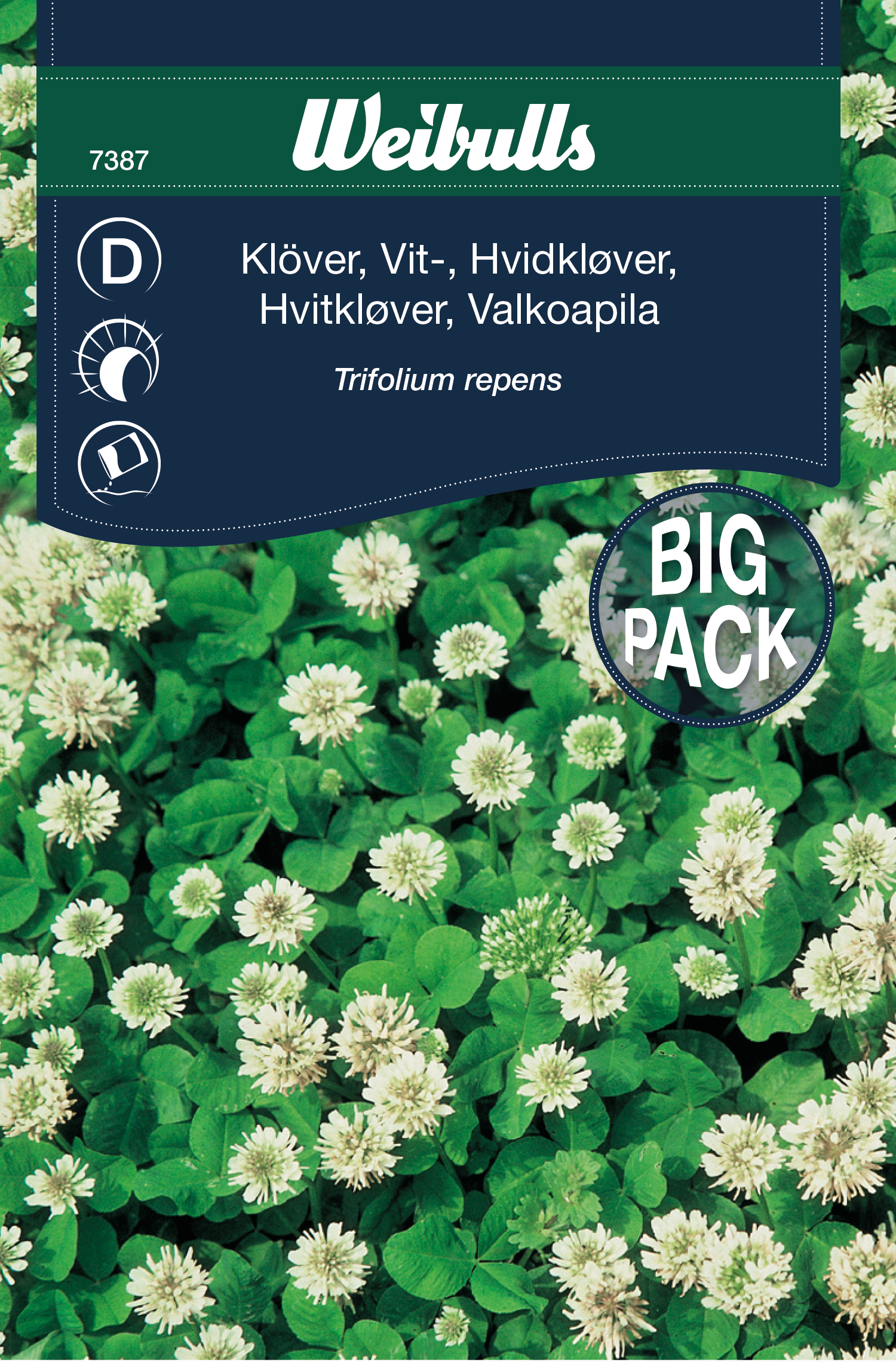 Weibulls Vitklöver storport