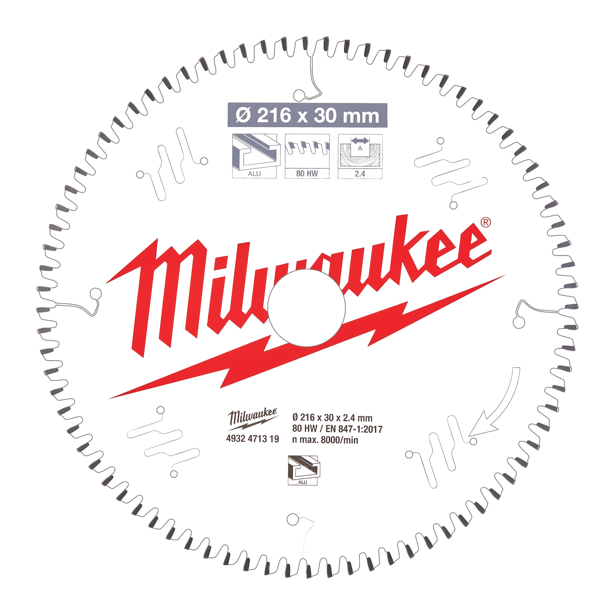Milwaukee Cirkelsågkl. Ms A305X30X3,0X96