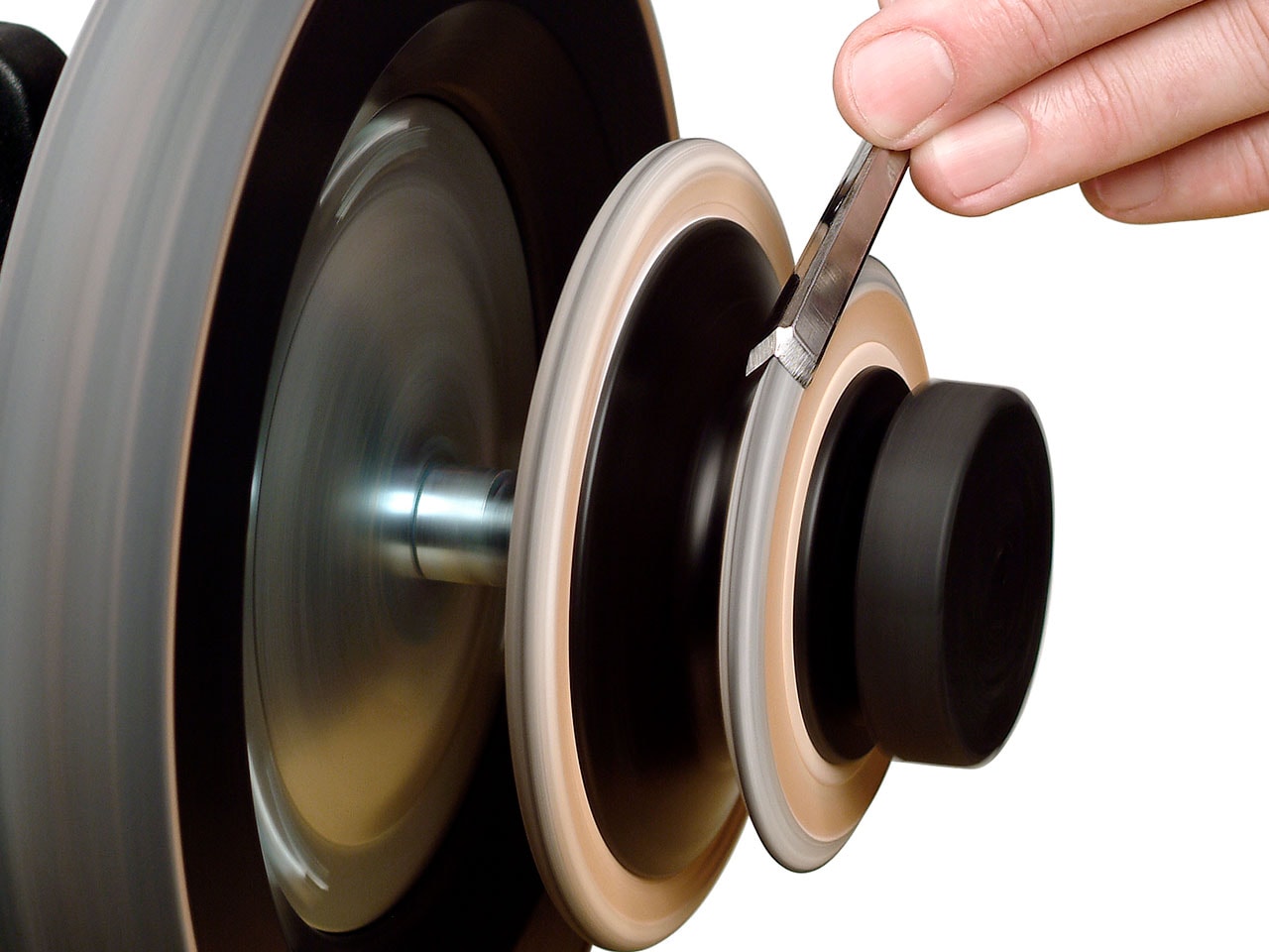 Tormek La-120 Profilierte Lederabziehscheibe