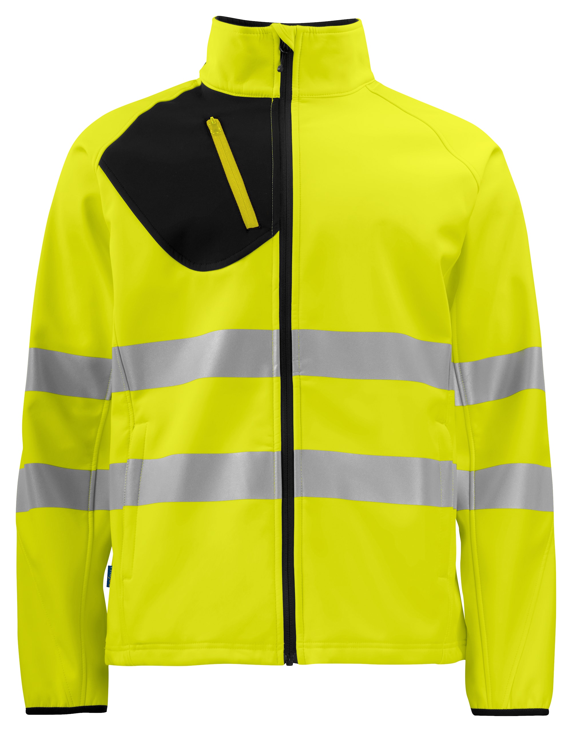 ProJob 6432 Softshell Jacke En Iso 20471 Klasse 3/2 - Orange/Black - 3XL