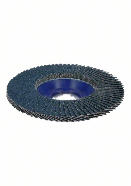 Bosch X-LOCK-rondelslibeskiver, lige version, med plastbundplade og en diameter på 125 mm, G 80, X571, Best for Metal, 1 stk.