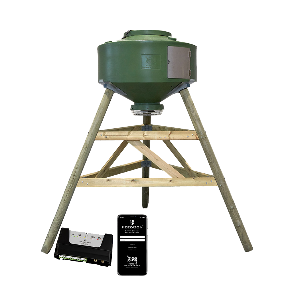 Nordic Gamekeeper Komplett Foderautomat 500 liter