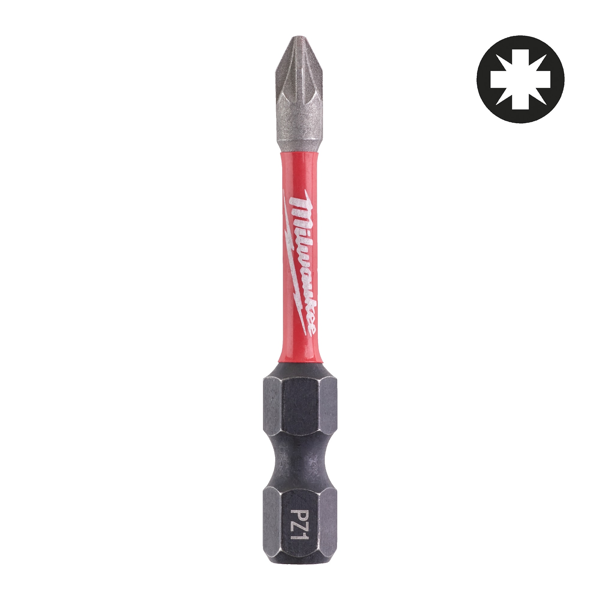 Milwaukee Bits PZ1 Shockwave 50 mm 1-pack