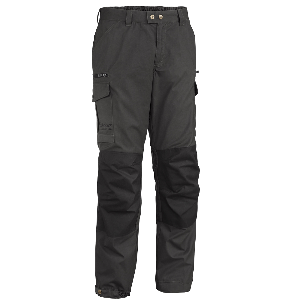 Outdoor Classic Housut Almeberget Harmaa/Musta Miesten