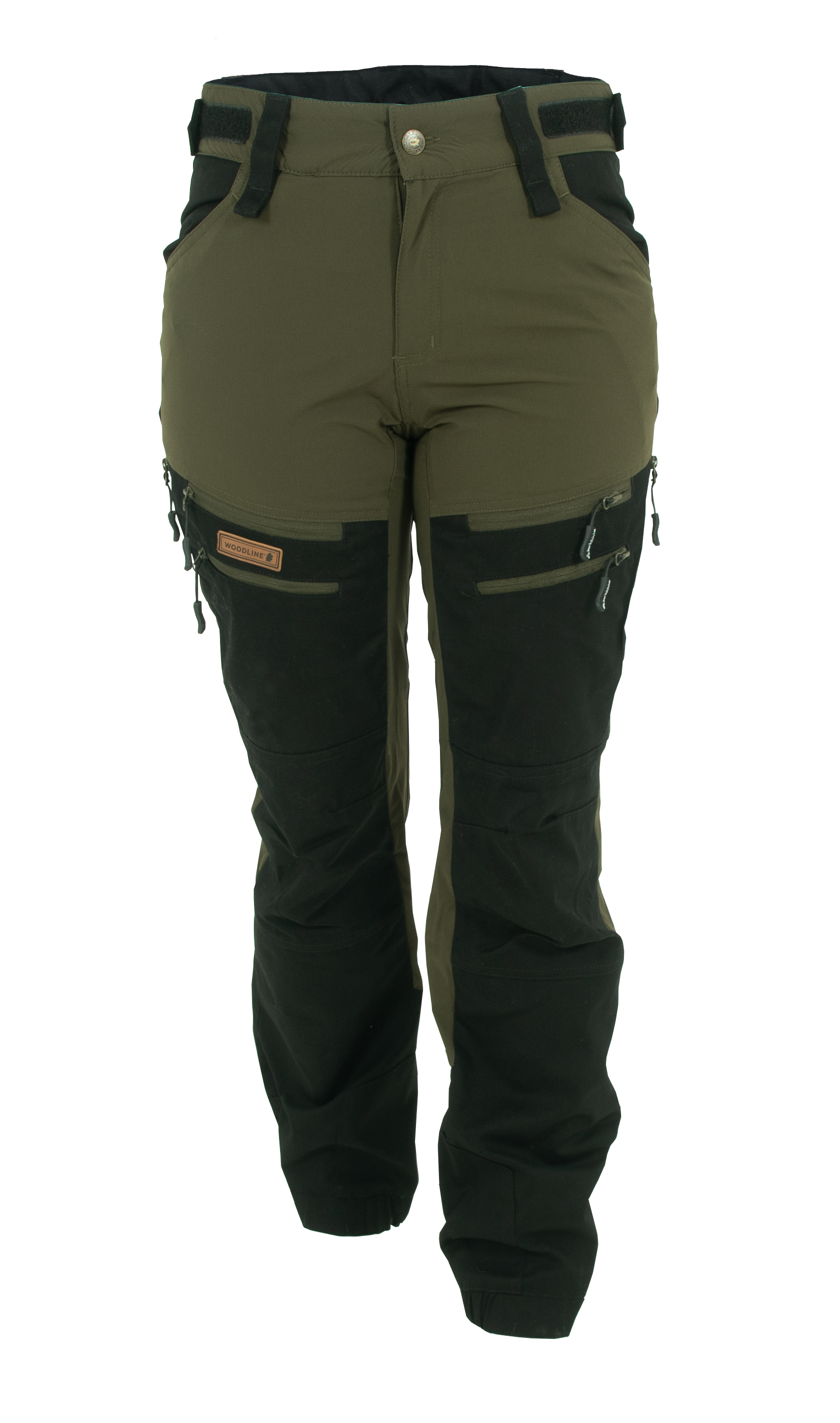 Woodline Naisten housut Granvik vihreä/musta