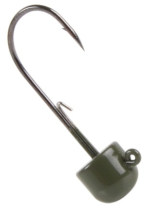 Owner Jigghuvud Block Head, 3,5g, stl 1/0 - Green Pumpkin
