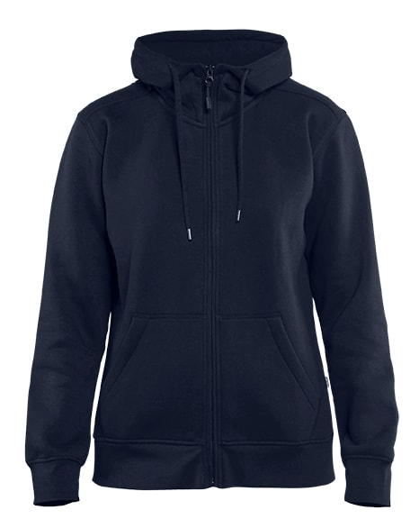 Blåkläder Damen Kapuzenjacke mit Reißverschluss Schwarz - XXXL