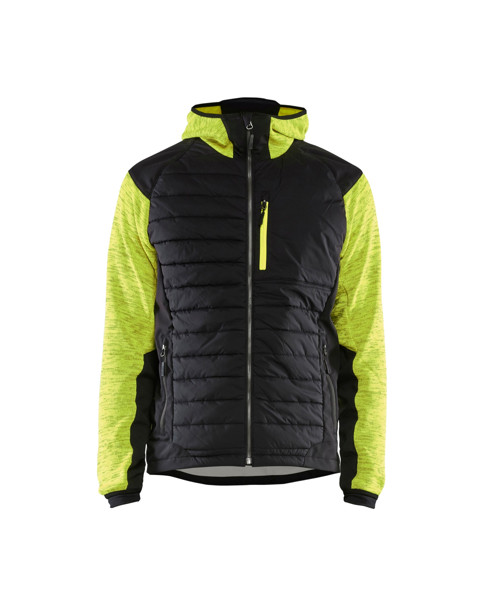 Blåkläder Hybrid Jacke High Vis Gelb/Schwarz - XL