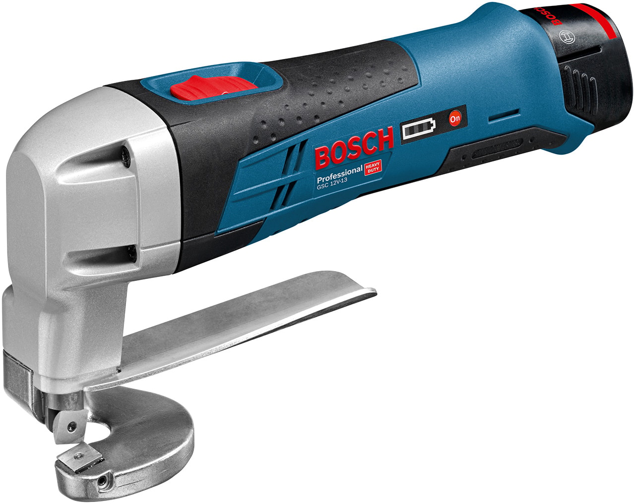 Bosch GSC 12V-13 2X2,0Ah L-Boxx Plåtsax 