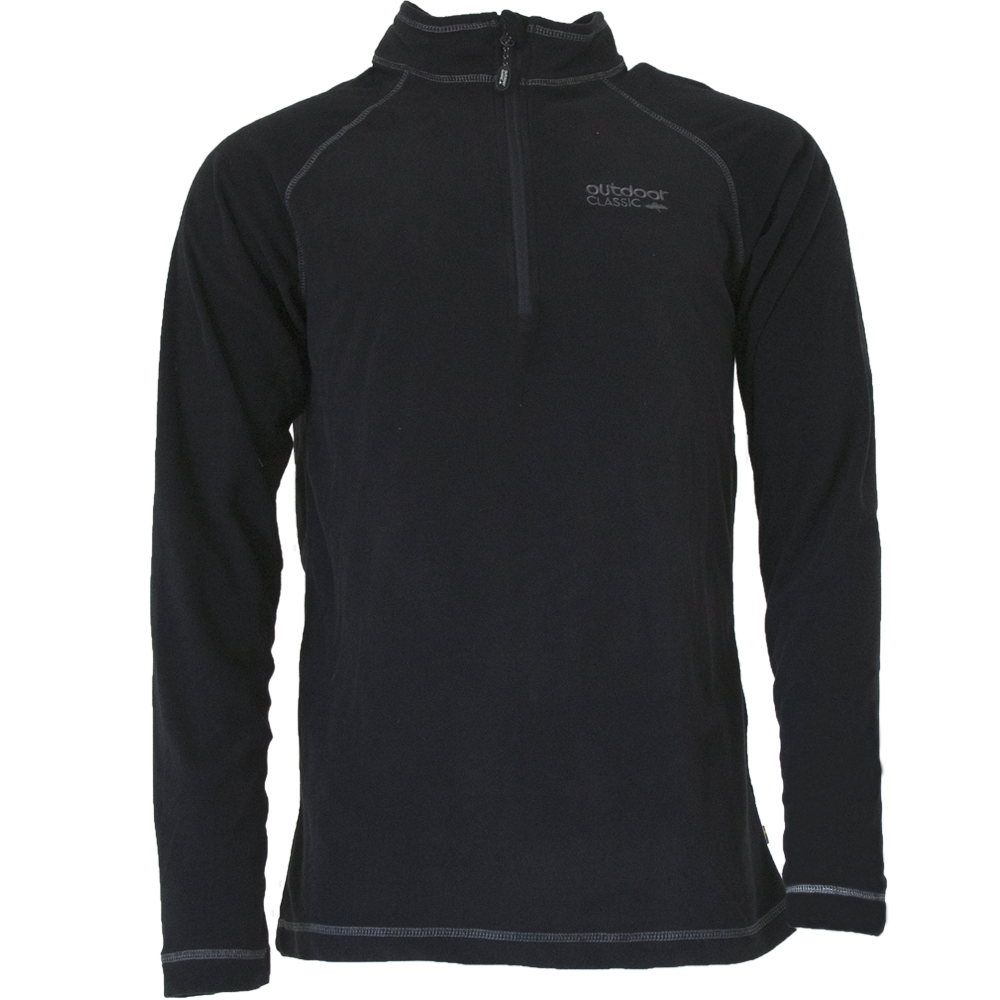 Outdoor Classic Pennebo Fleecepusero Musta Miesten