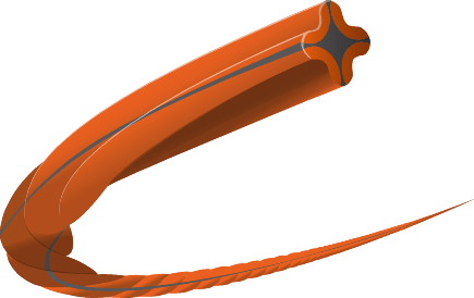 Husqvarna Whisper Twst Förklippt 2,4 mm 4 m Trimmerlina