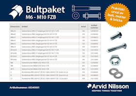 Arvid Nilsson Bolt kit M6 - M10 FZB