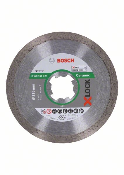 Bosch Diamantkapskiva Standard for Ceramic X-Lock