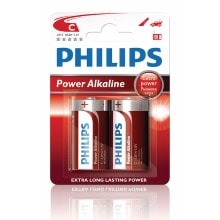 Philips-batteri Philips C 1,5 V LR14 2-pk