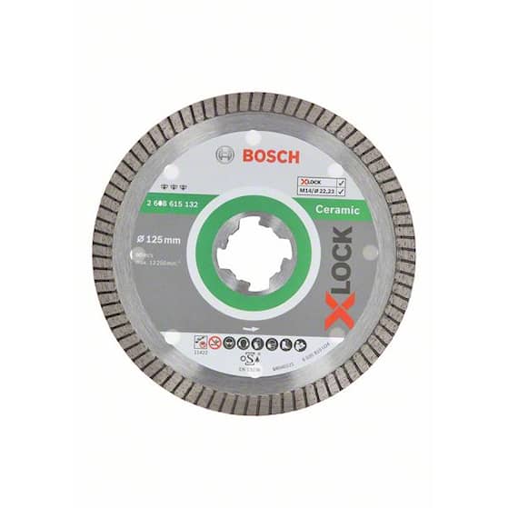 Bosch X-LOCK Best for Ceramic Extra Clean Turbo-diamantskæreskive