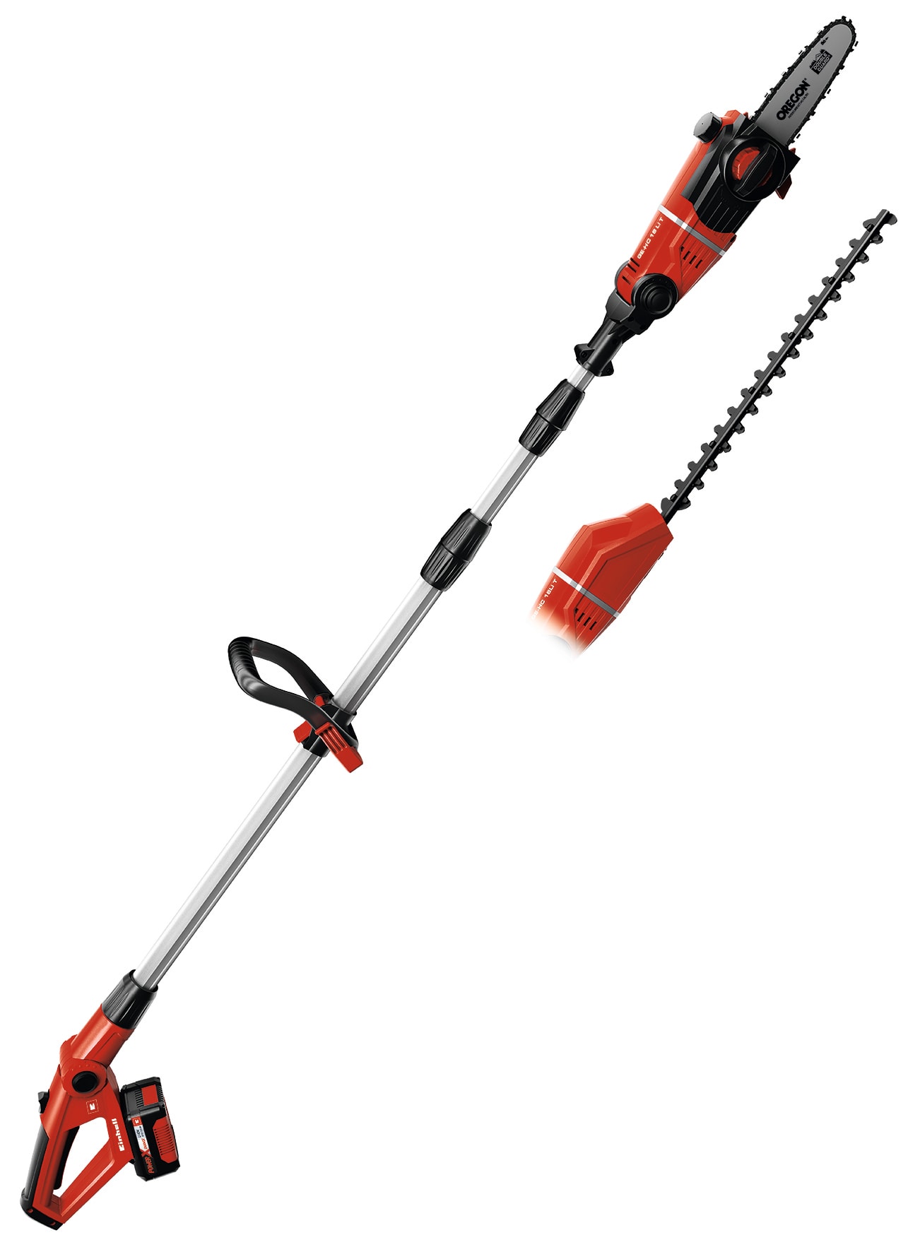 Einhell GE-HC 18 Li T sett (1x3,0 Ah), Batteridrevet multiklipperset