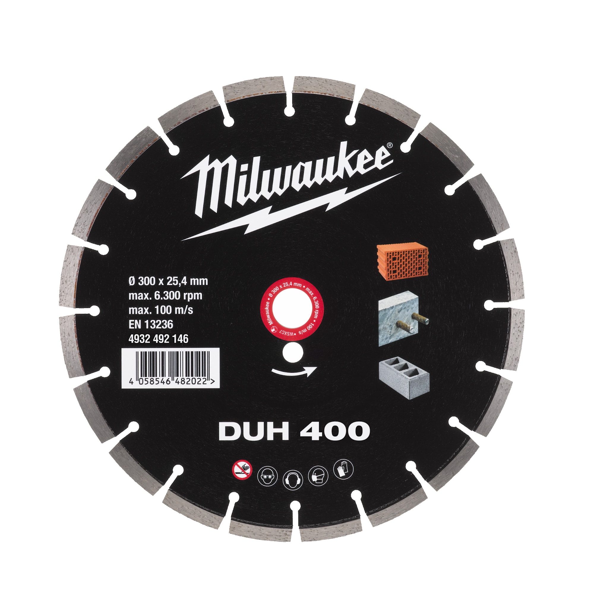 Milwaukee Diamantskiva Duh 300Mm