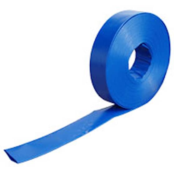 Duab Tømningsslange, blå, flad rullet 0,5MPa 32mm, metervare