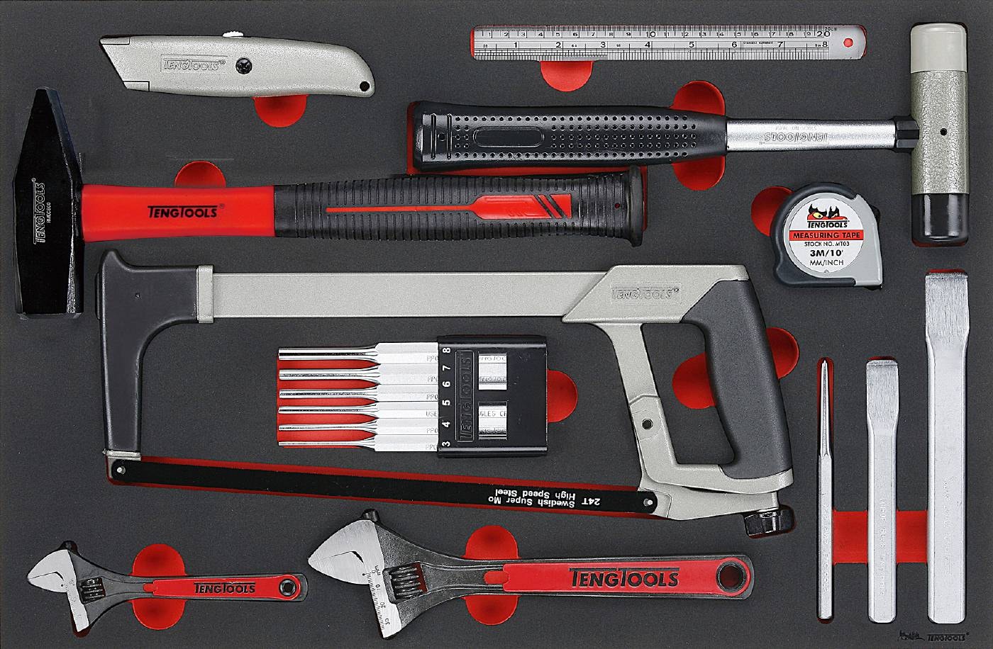 Teng Tools 12 dele Servicesæt TTEPS12