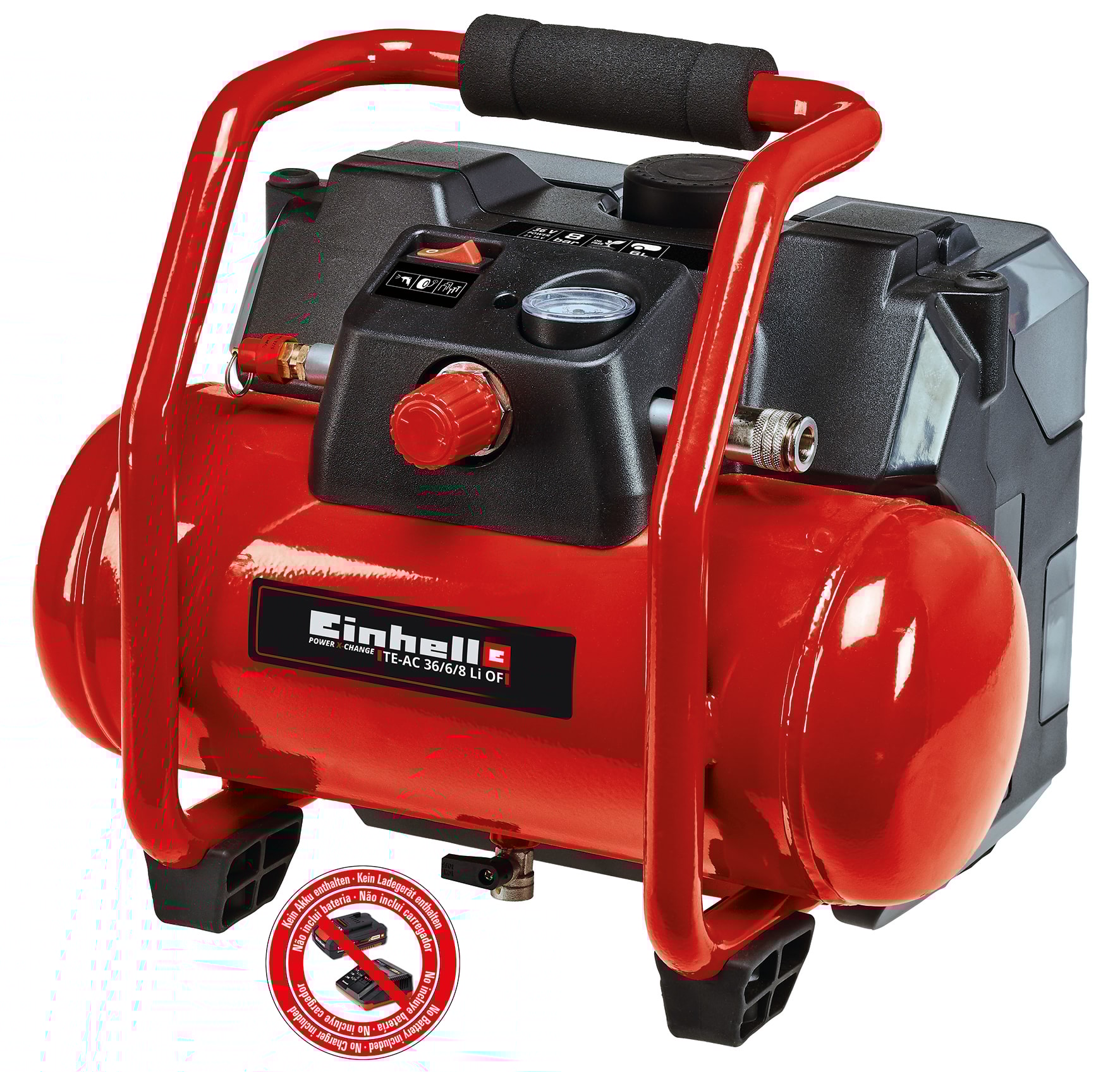 Einhell Akku-kompressor - TE-AC 36/6/8 Li OF Set-Solo
