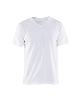 Blåkläder 3360-1165 V-ringad T-shirt Vit S