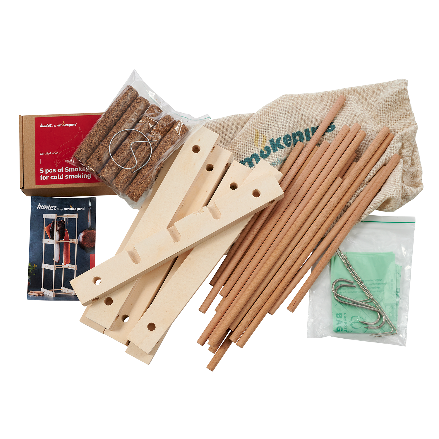 Smokepins Startpaket inklusive 5 pins