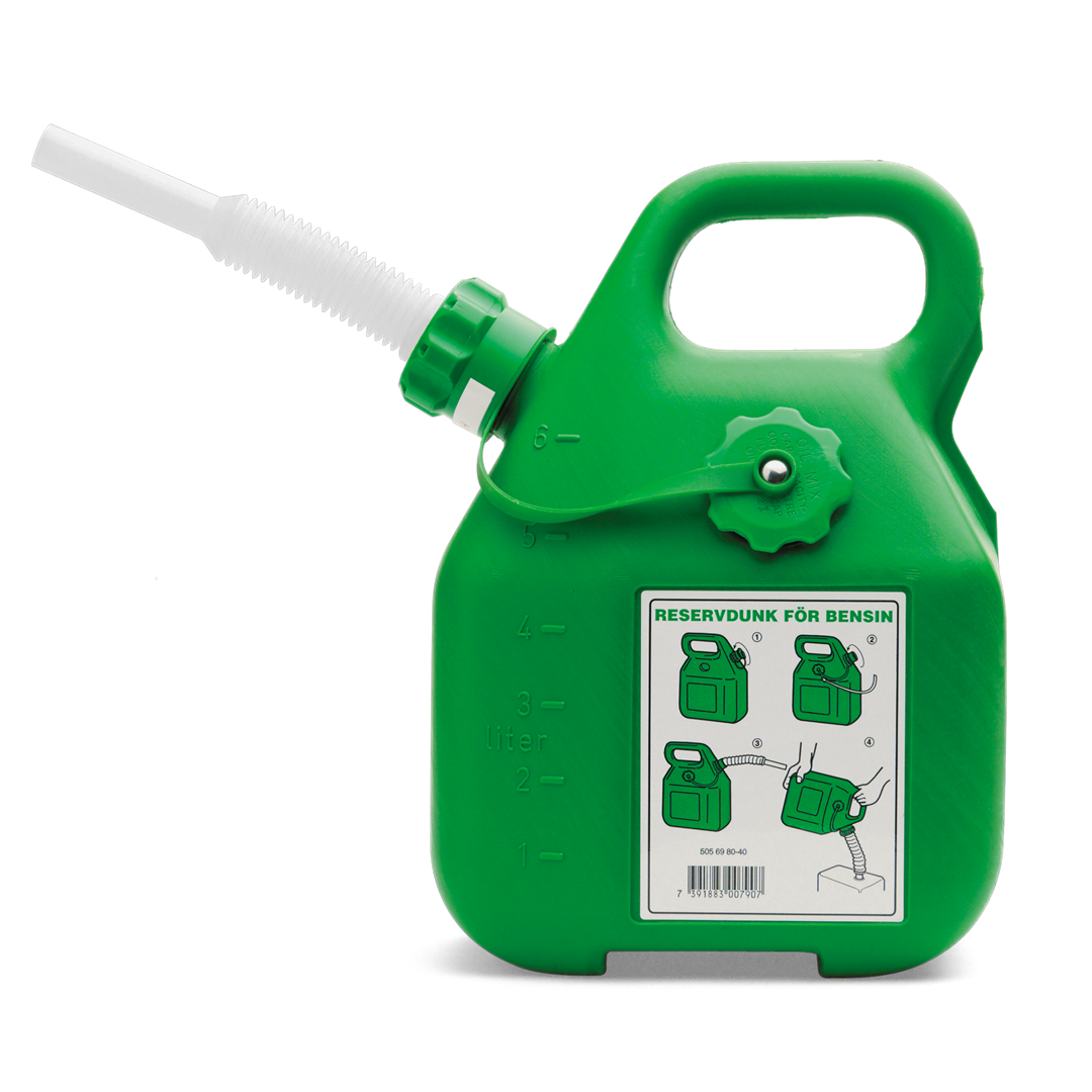 Husqvarnan bensakannun vihreä