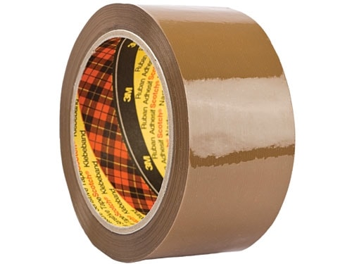 Scotch 309 Pakketape 50mm x 66m, Brun, 6-pak