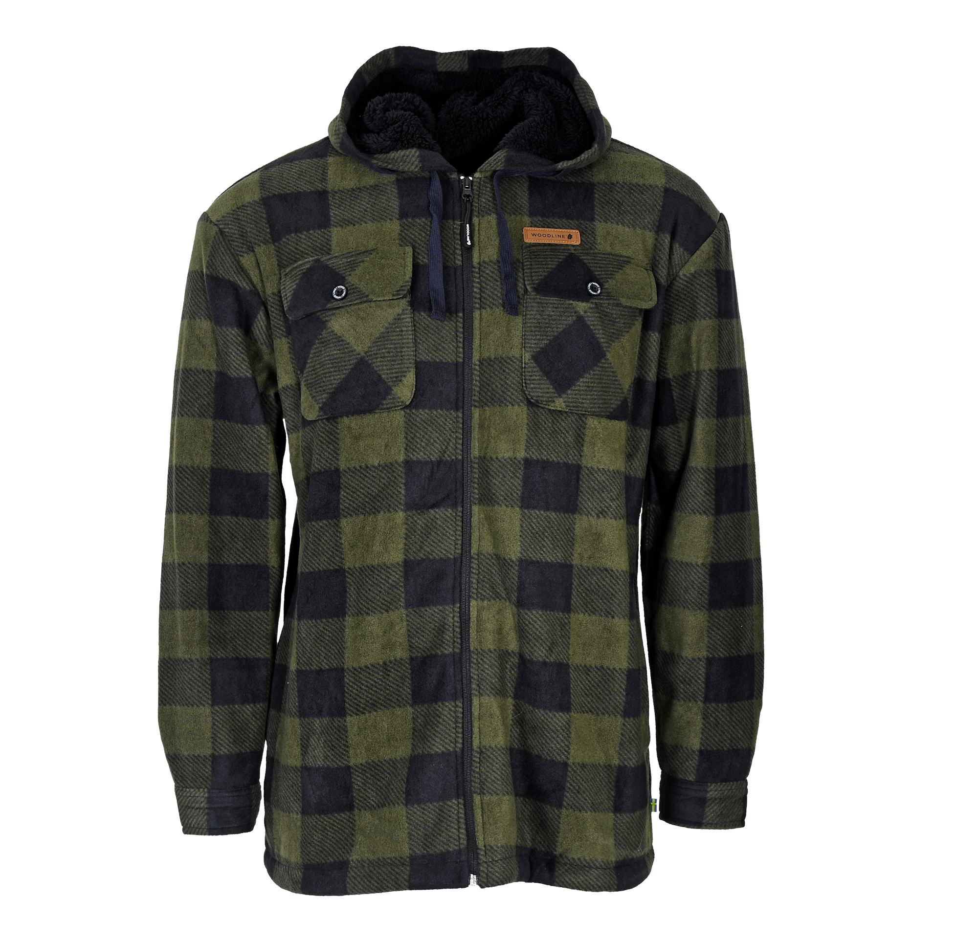 Woodline Fleecetakki Canada Vihreä 3XL