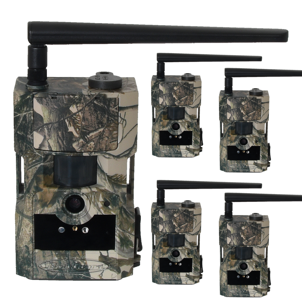 5-pack Bolyguard BG584-T2 V2-valvontakamera 4G - sis. 3 kk:n HylteSIM