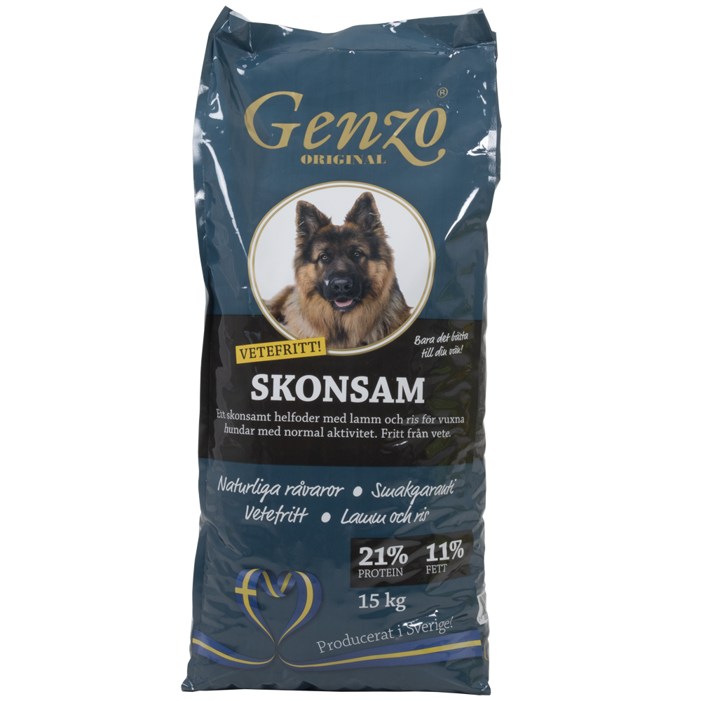 Genzo Skonsam 15kg Hundfoder