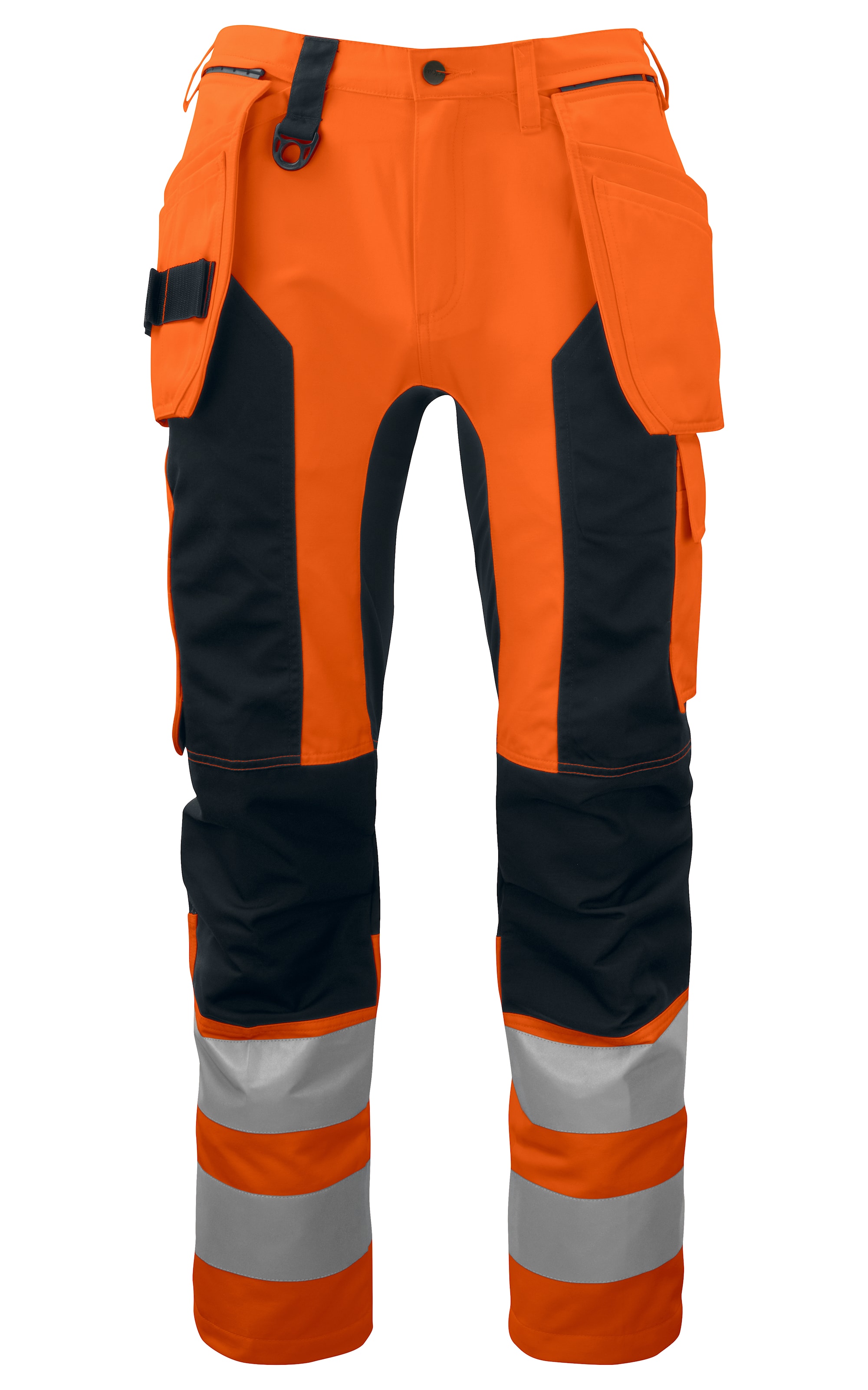 ProJob 6513 Håndverksbukse En Iso 20471 Kl 2/1 - Orange/Black - C146