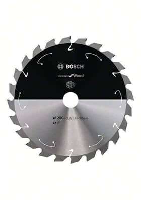 Bosch Standard for Wood-sirkelsagblad for batteridrevne sager 250x2,2/1,6x30 T24