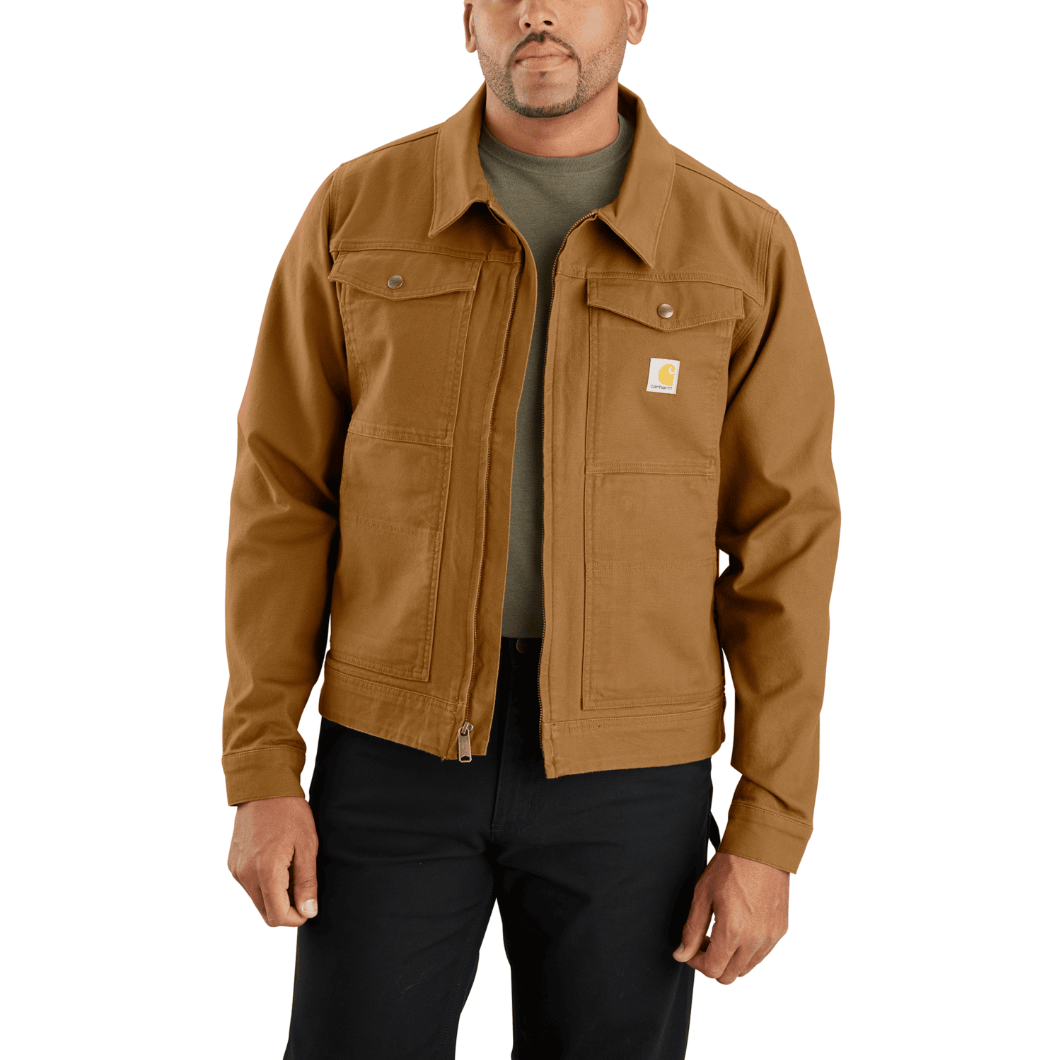 Carhartt Rugged Flex™ Duck Berwick Jacka Herr Carhartt Brown L