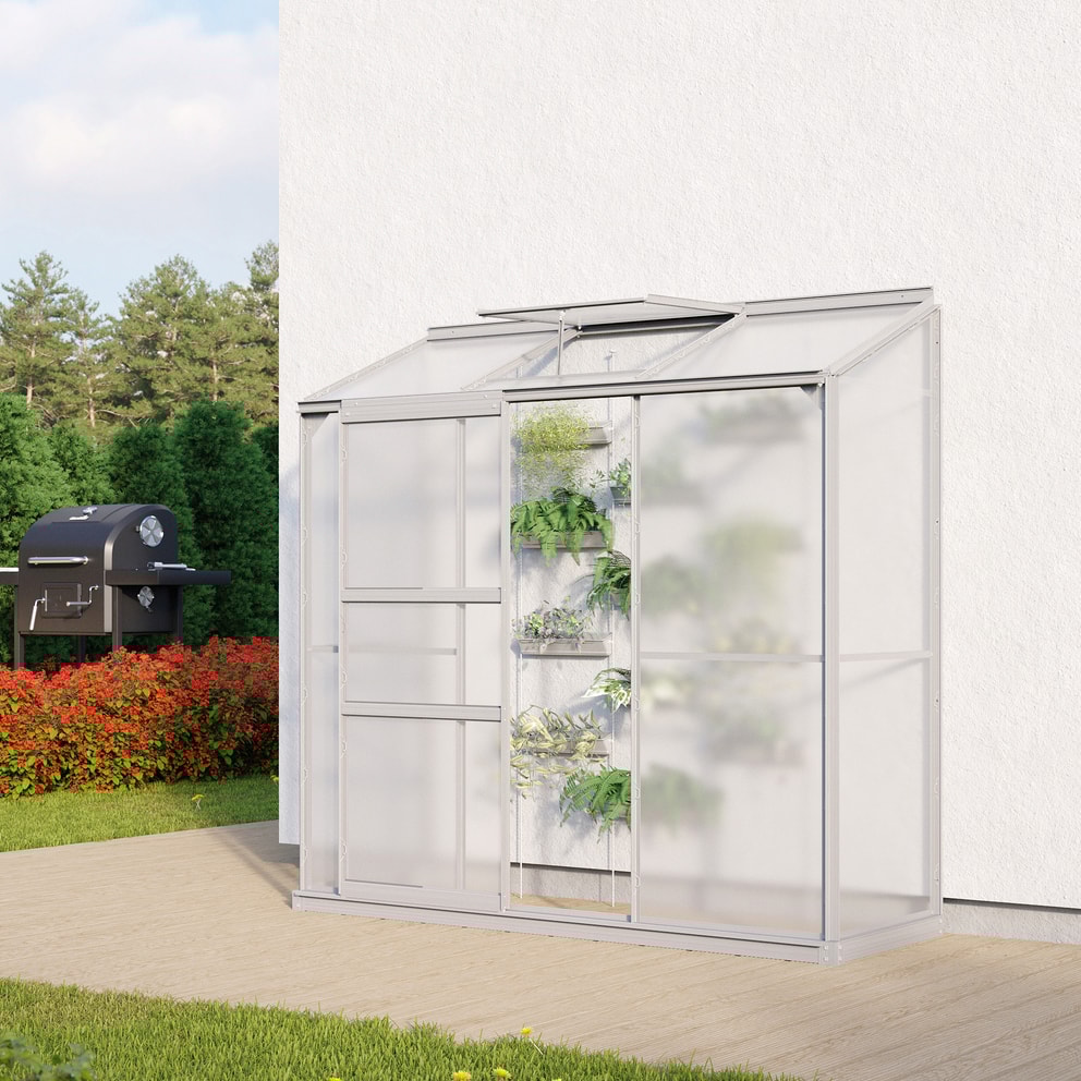 Vitavia Ida 1300 Växthus Plast med sockel - 1,3 m2