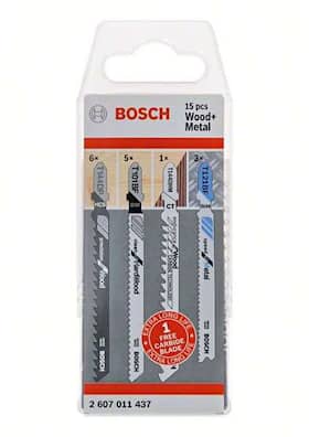 Bosch stikksagbladsett tre/metall 15-pk