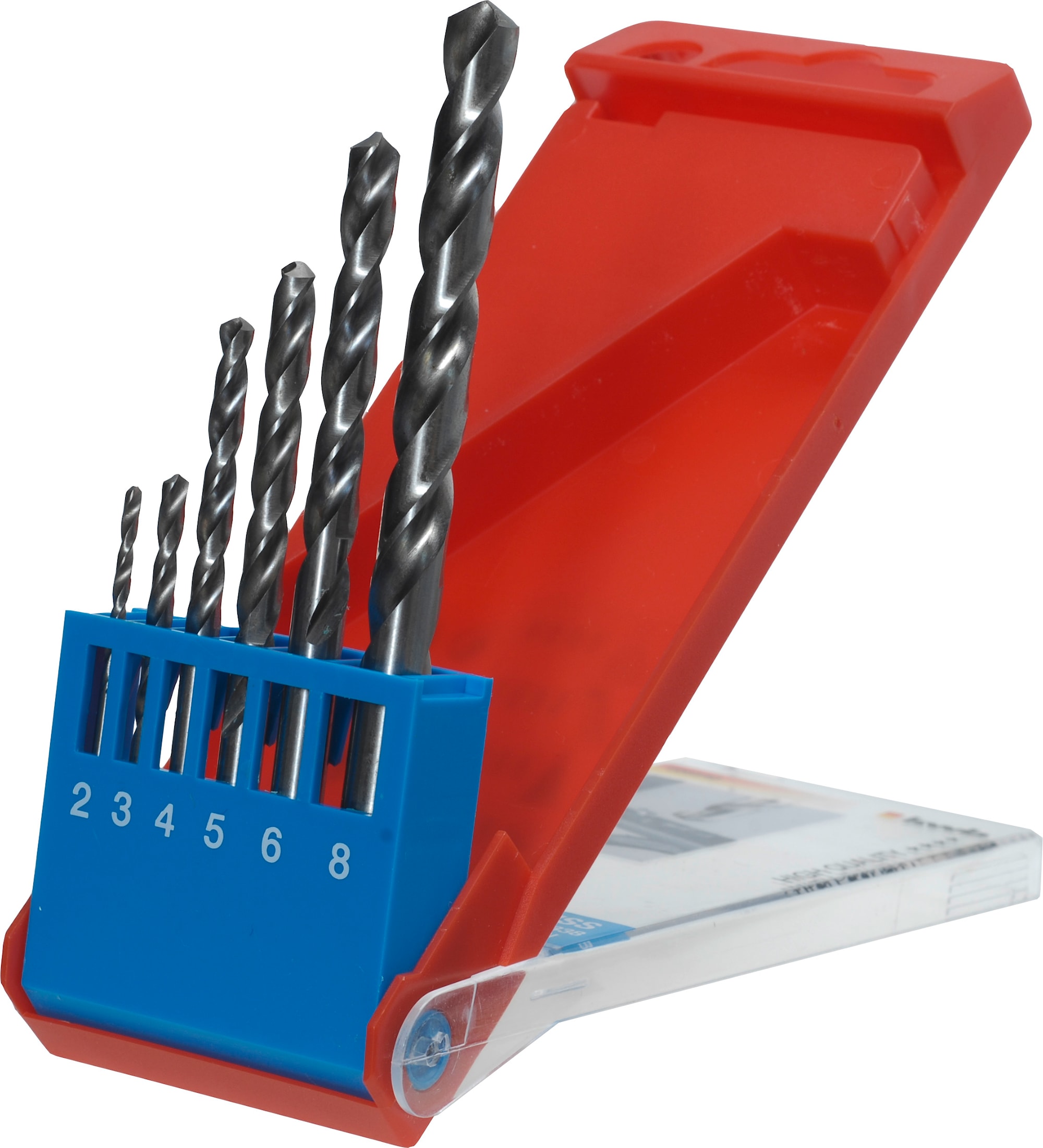 KWB HSS-bor, Silver Star, 2-8 mm i kasse, 6 deler