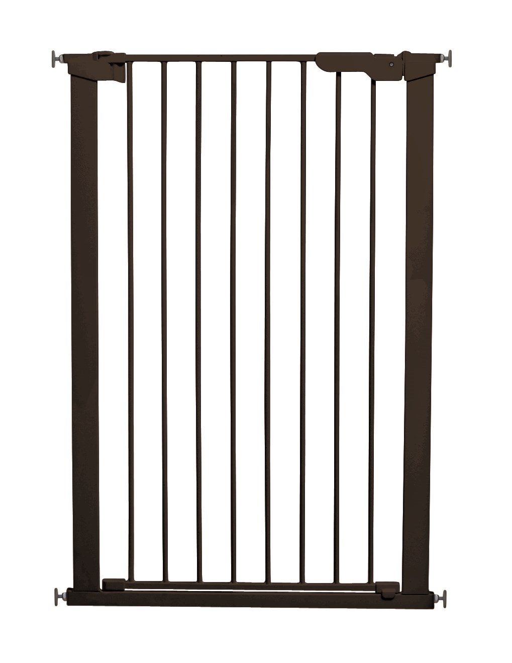 DogSpace Bonnie Extra High (105 cm) Dog Gate Metal, musta