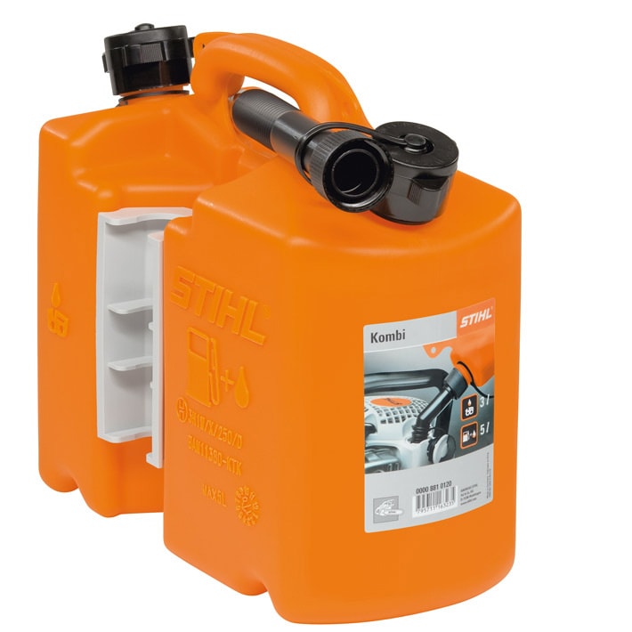 Stihl Kombikanne, oransje, 5 l/3 l Kanner og påfyllingssystem