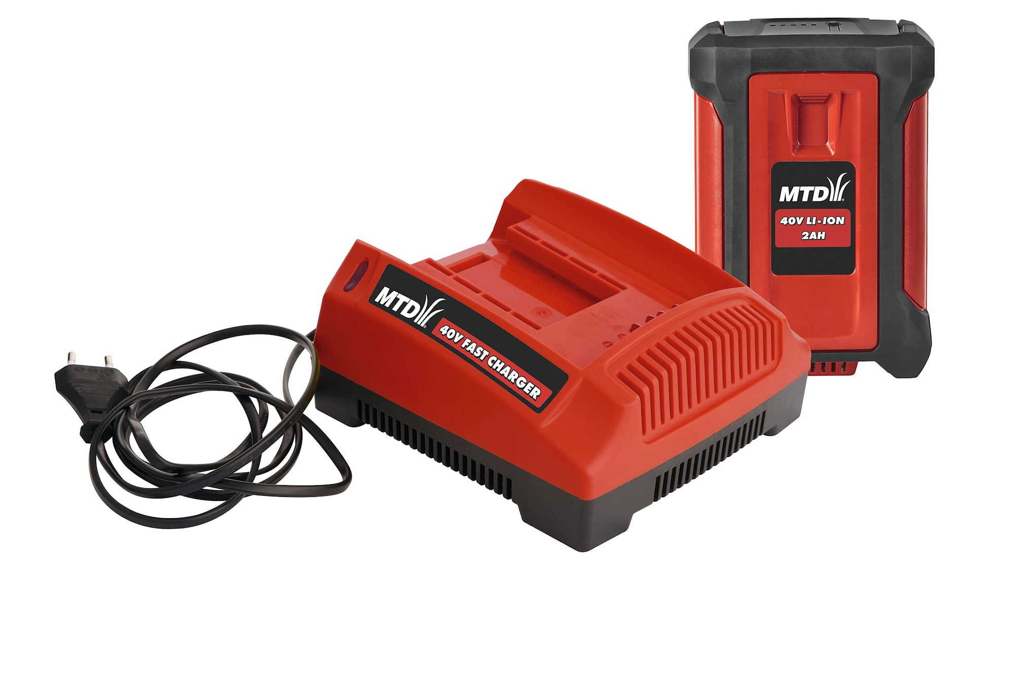 MTD Startset med laddare och batteri 2,0 Ah