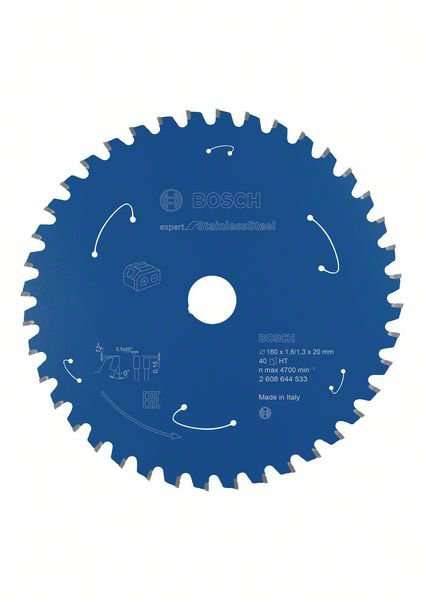 Bosch Sägeblatt Expert für Edelstahl 160x1,6/1,3x20mm 40Z