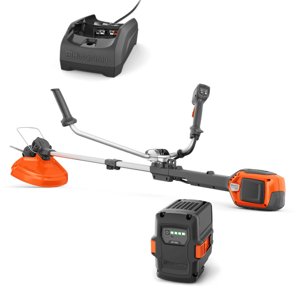 Husqvarna 220iR batteritrimmer med batteri og lader
