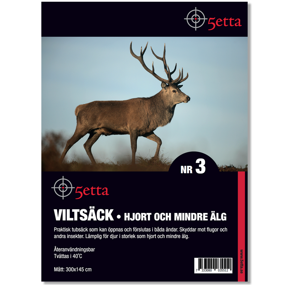 5etta Viltsäck 3 Hjort & mindre Älg 300x145cm