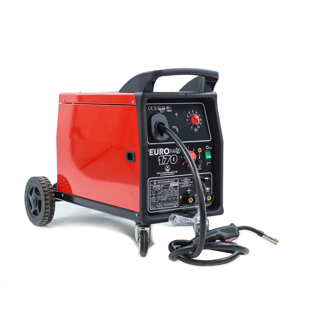 Helvi Mig-hitsauskone Euromig 170 kaasulla/ ilman kaasua