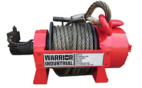 Warrior Winches JP 25.000 kg Industriel Hydraulisk Trækspil, Stålwire