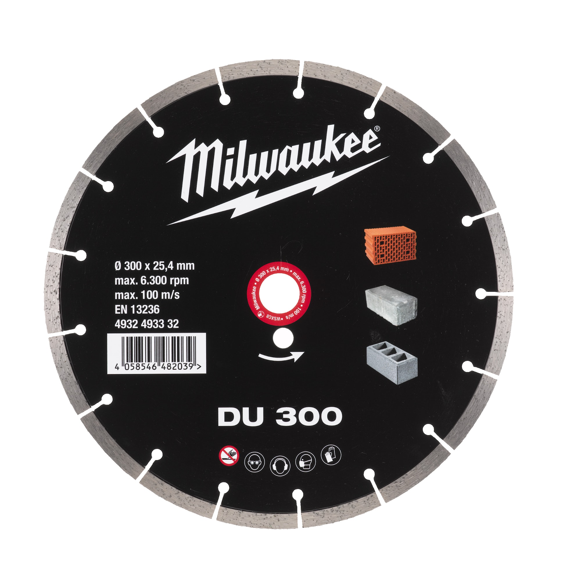 Milwaukee Diamantskiva Du 300Mm