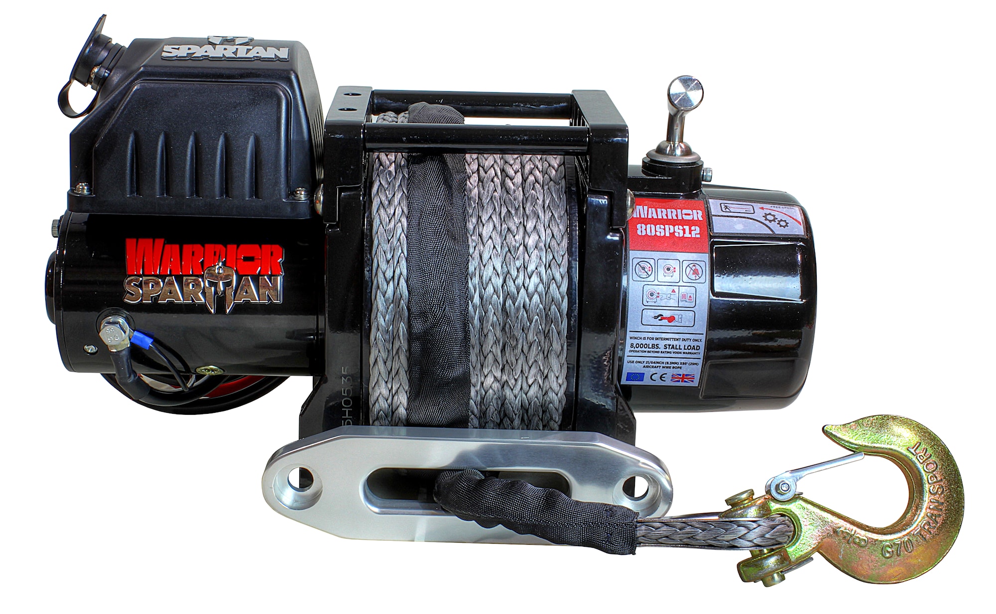 Warrior Winches Vinsj Spartan 6000 lb 12V Armortek syntetisk